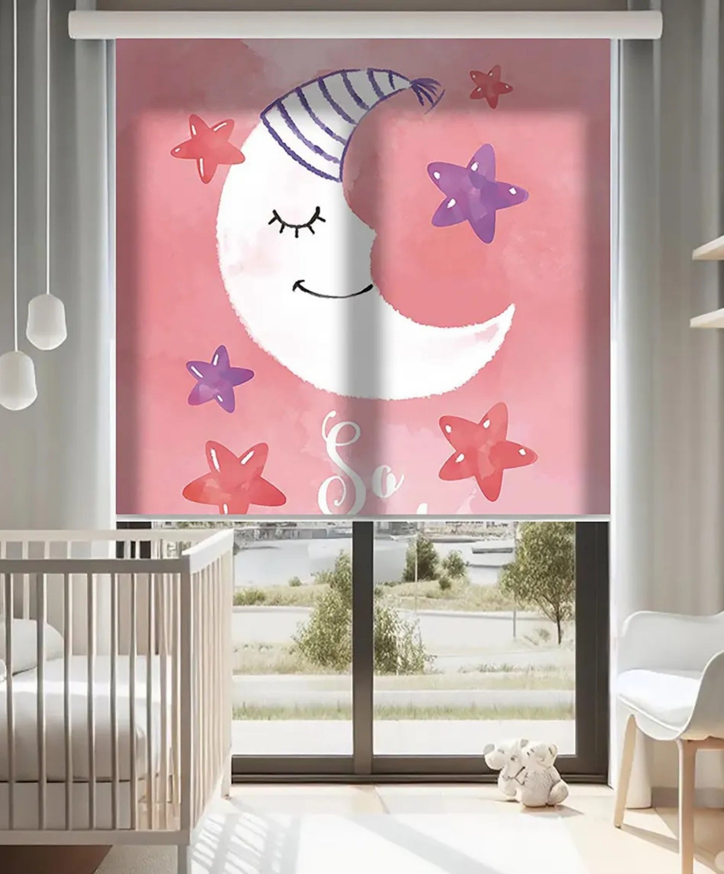 PTN_4527 – Pattern Dekorlu Baskılı Stor Jalüz | Modern Naxışlı və Estetik Pərdə Modeli